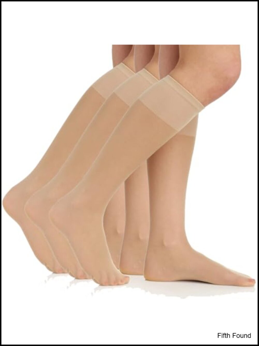 Berkshire Sheer Support Knee Highs 3 Pack 40 Denier Graduated Compression Socks
